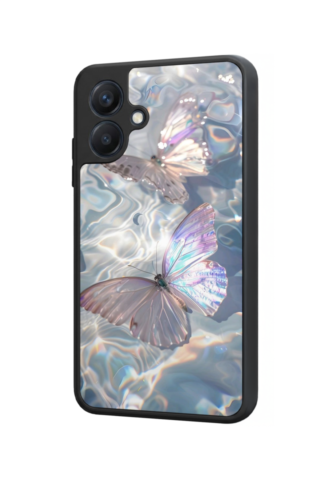 Samsung Galaxy A07 Uyumlu Kelebek Tasarımlı Glossy Premium Kılıf