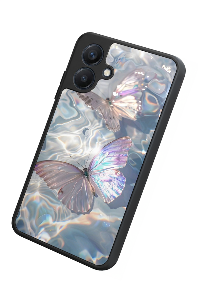 Samsung Galaxy A07 Uyumlu Kelebek Tasarımlı Glossy Premium Kılıf