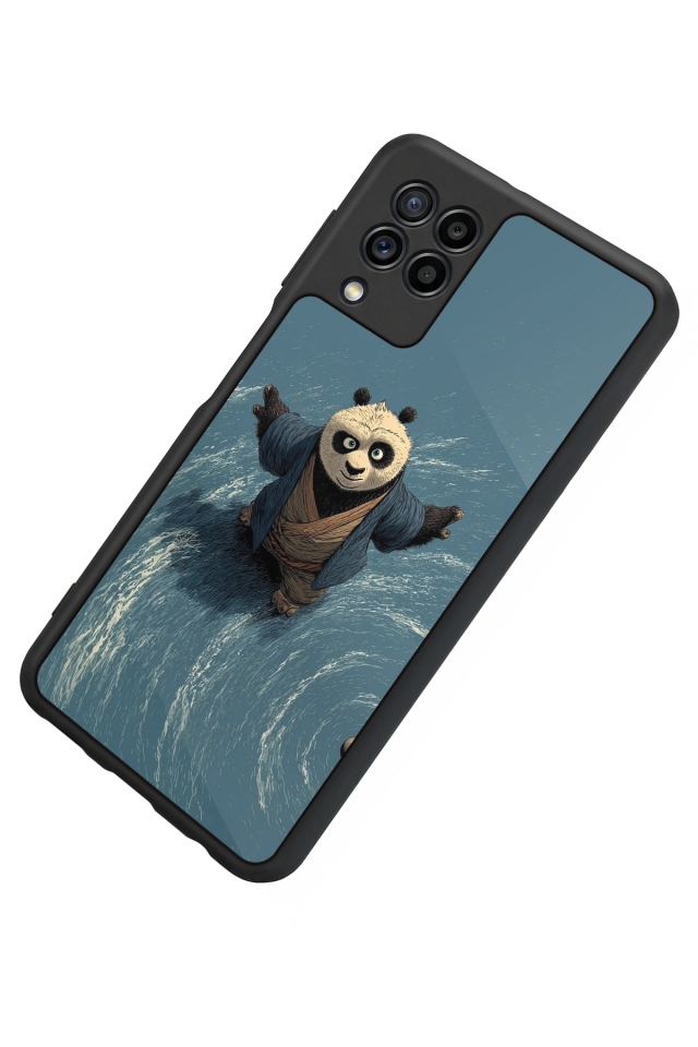 Samsung Galaxy M32 Uyumlu Kung Fu Panda Tasarımlı Glossy Premium Kılıf