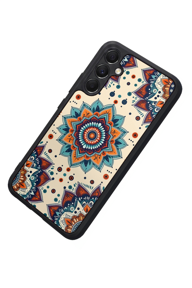 Samsung Galaxy A34 Uyumlu Mandaal Tasarımlı Glossy Premium Kılıf