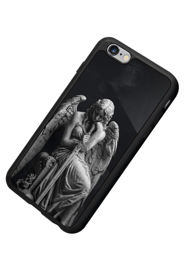 iPhone 6 Plus Uyumlu Melek Tasarımlı Glossy Premium Kılıf
