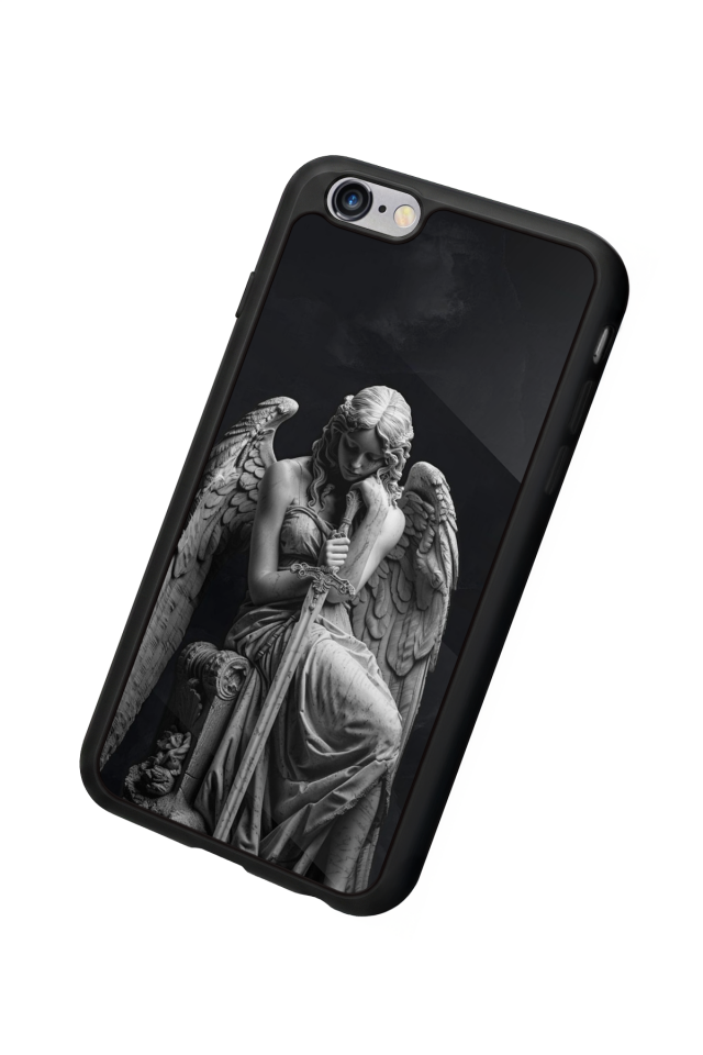 iPhone 6 Plus Uyumlu Melek Tasarımlı Glossy Premium Kılıf