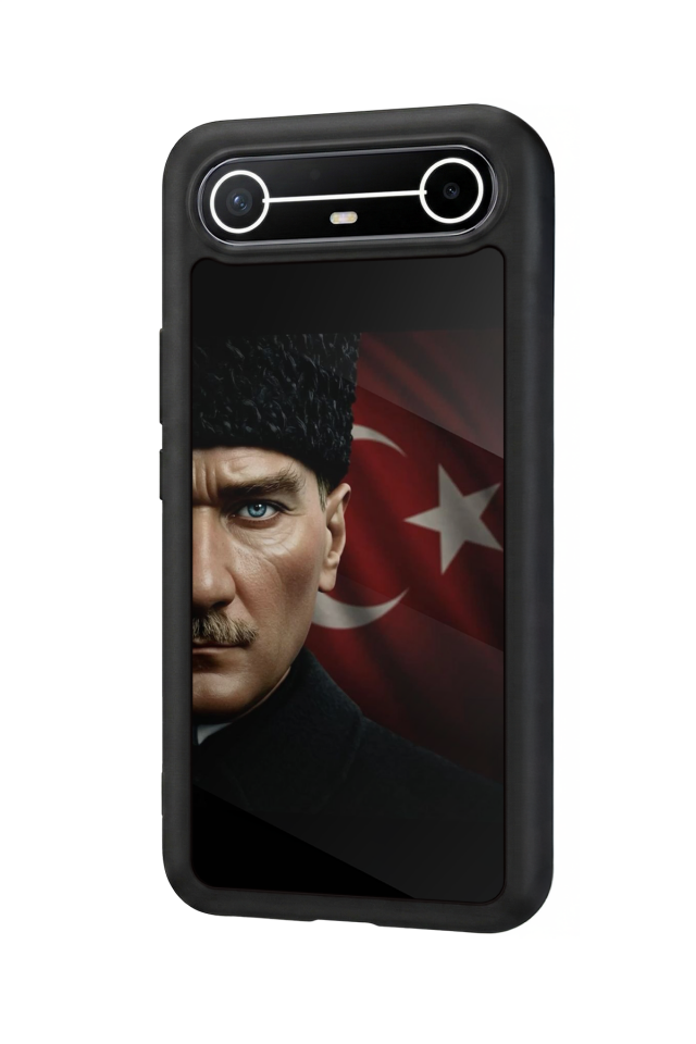 Tecno Spark Slim 5G Uyumlu Mustafa Kemal Ataturk Tasarımlı Glossy Premium Kılıf