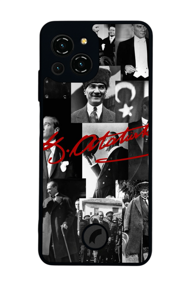 Reeder S23 Pro Max Uyumlu Mustafa Kemal Ataturk Tasarımlı Glossy Premium Kılıf