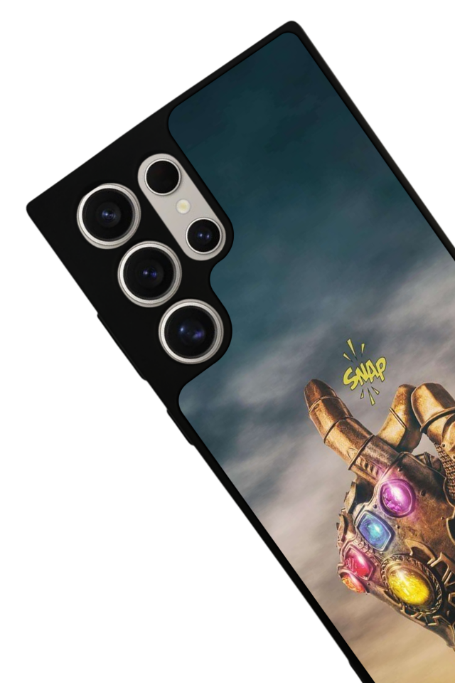 Samsung Galaxy S22 Ultra Uyumlu Thanos Tasarımlı Glossy Premium Kılıf