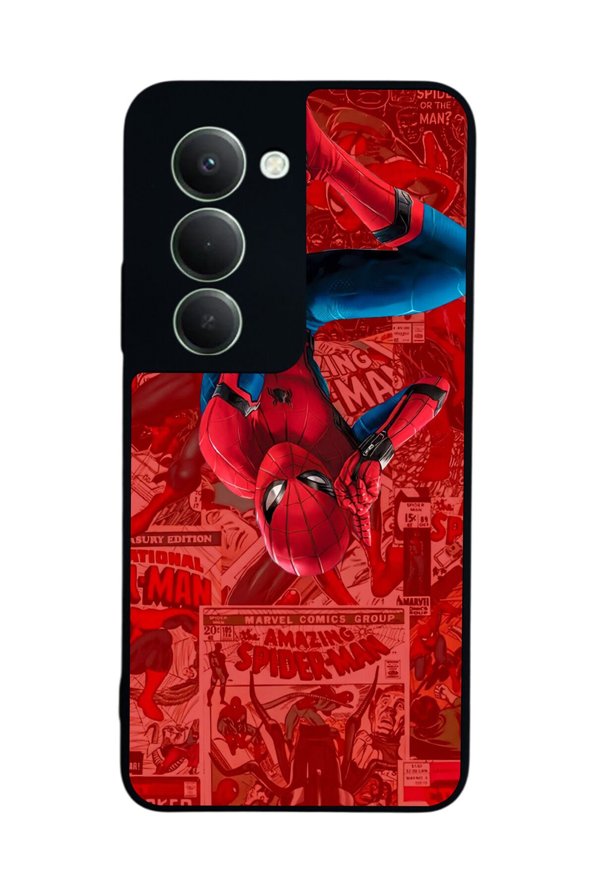 Xiaomi Redmi 15 5G Uyumlu Spider Man ( Örümcek Adam ) Tasarımlı Glossy Premium Kılıf