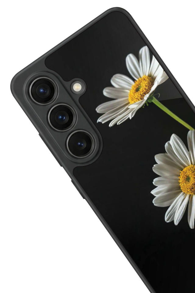 Samsung Galaxy S26 Uyumlu Cicek Tasarımlı Glossy Premium Kılıf