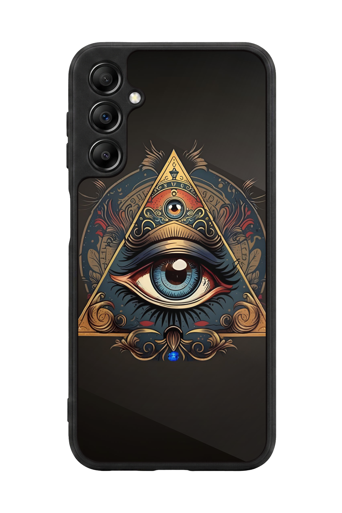 Samsung Galaxy A14 Uyumlu Göz Tasarımlı Glossy Premium Kılıf