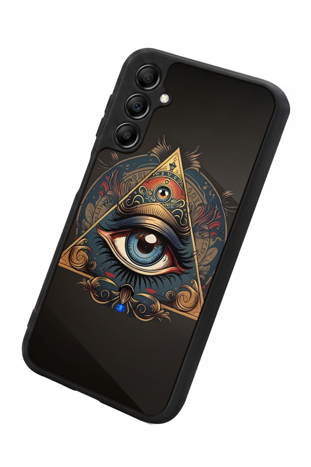 Samsung Galaxy A14 Uyumlu Göz Tasarımlı Glossy Premium Kılıf