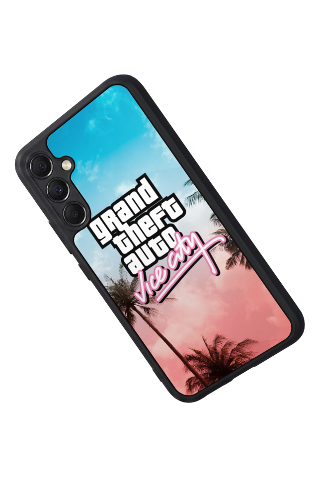 Samsung Galaxy A34 Uyumlu GTA Tasarımlı Glossy Premium Kılıf