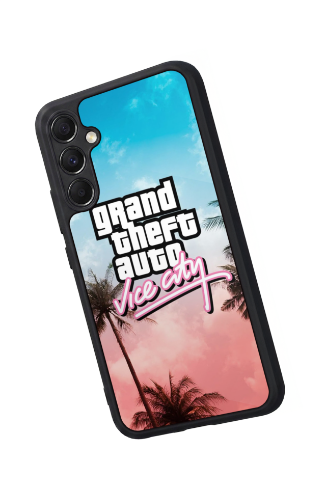 Samsung Galaxy A34 Uyumlu GTA Tasarımlı Glossy Premium Kılıf