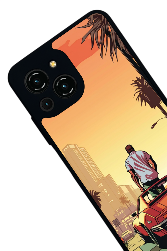 Reeder S23 Pro Max Uyumlu GTA Tasarımlı Glossy Premium Kılıf