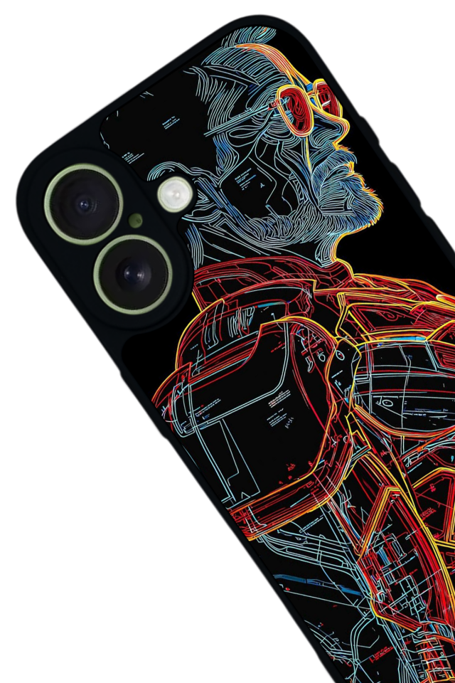 iPhone 17 Uyumlu Iron Man ( Demir Adam ) Tasarımlı Glossy Premium Kılıf