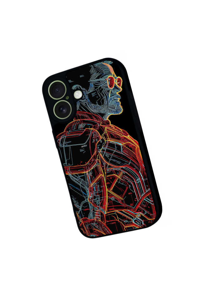 iPhone 17 Uyumlu Iron Man ( Demir Adam ) Tasarımlı Glossy Premium Kılıf