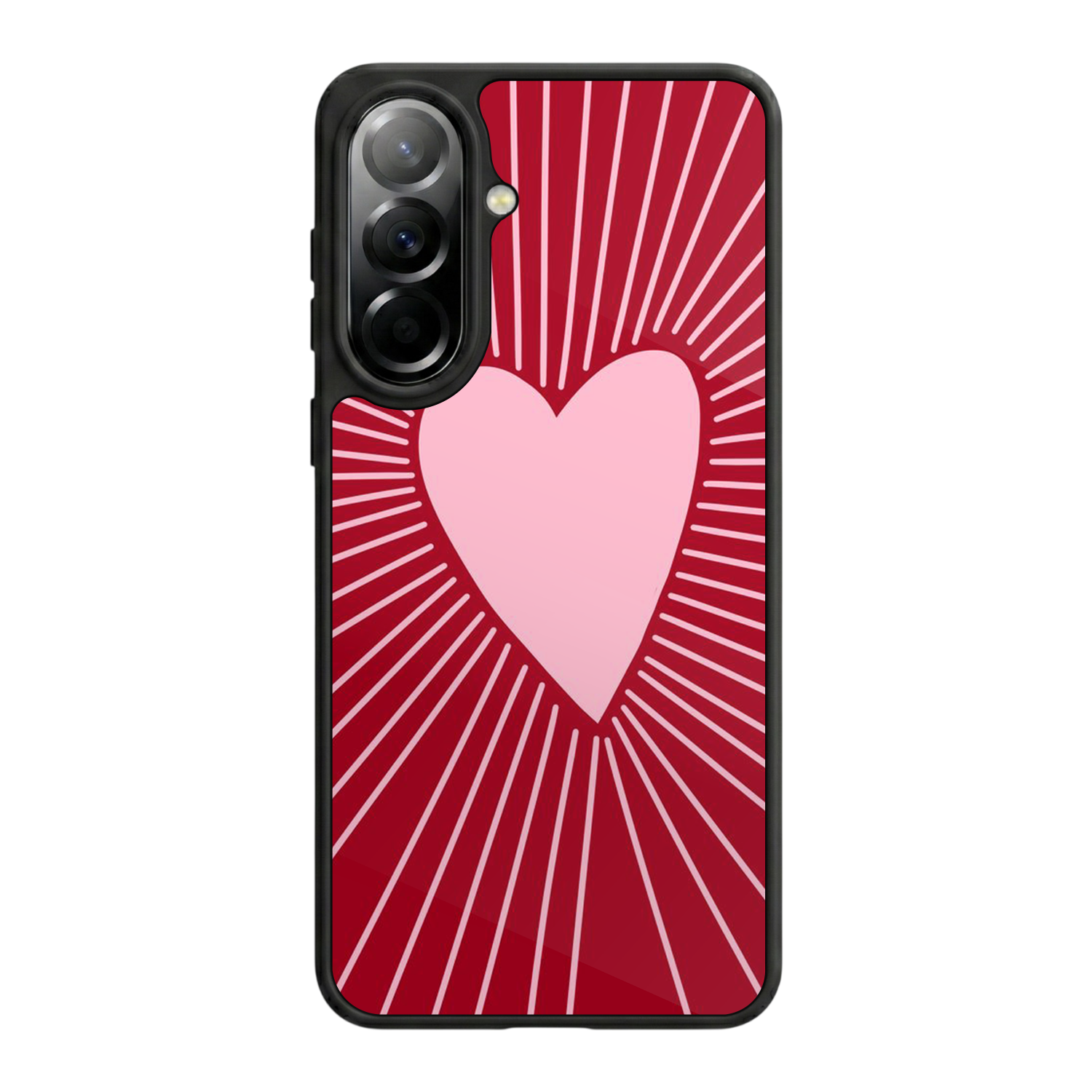 Samsung Galaxy A57 Uyumlu Kalp Love Tasarımlı Glossy Premium Kılıf