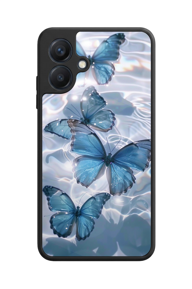 Samsung Galaxy A07 Uyumlu Kelebek Tasarımlı Glossy Premium Kılıf