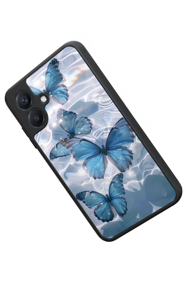 Samsung Galaxy A07 Uyumlu Kelebek Tasarımlı Glossy Premium Kılıf