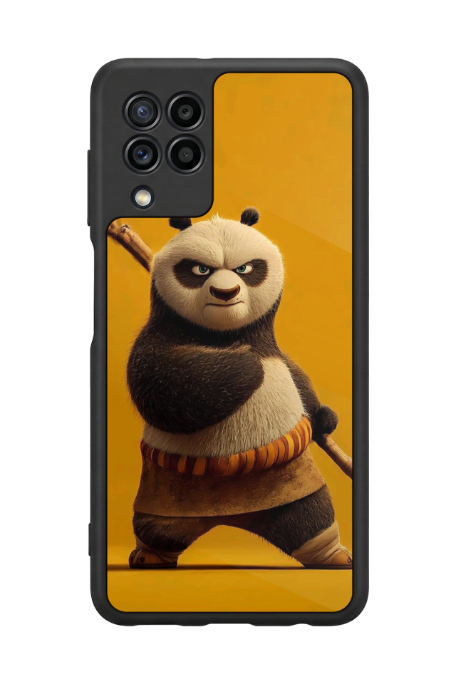 Samsung Galaxy M32 Uyumlu Kung Fu Panda Tasarımlı Glossy Premium Kılıf