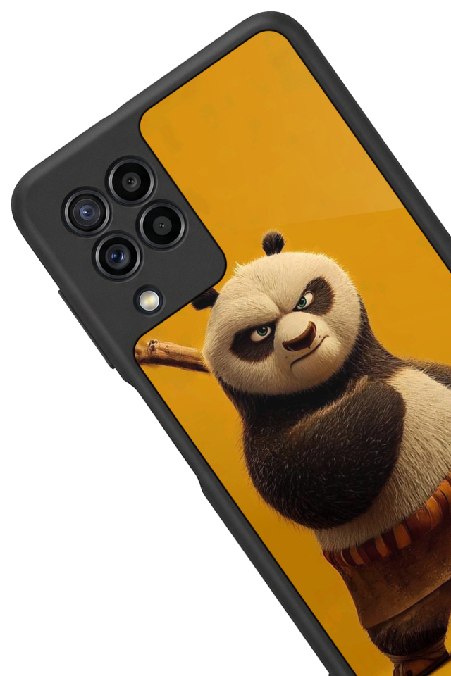 Samsung Galaxy M32 Uyumlu Kung Fu Panda Tasarımlı Glossy Premium Kılıf
