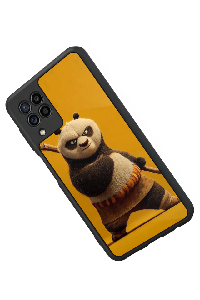 Samsung Galaxy M32 Uyumlu Kung Fu Panda Tasarımlı Glossy Premium Kılıf