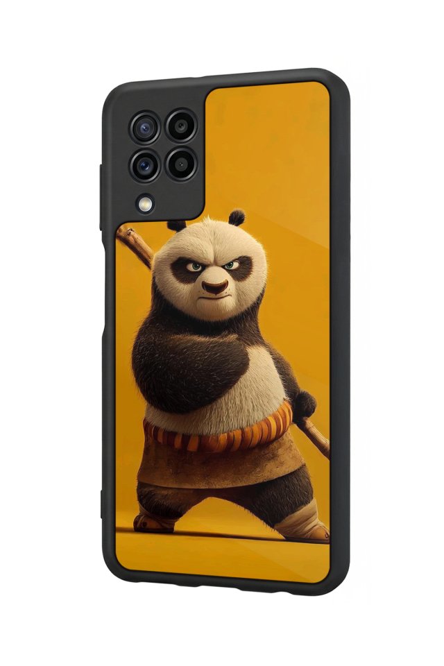 Samsung Galaxy M32 Uyumlu Kung Fu Panda Tasarımlı Glossy Premium Kılıf