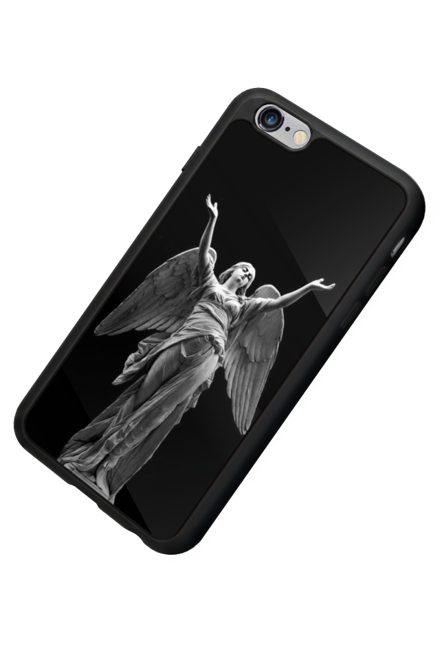 iPhone 6 Plus Uyumlu Melek Tasarımlı Glossy Premium Kılıf