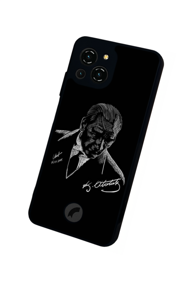 Reeder S23 Pro Max Uyumlu Mustafa Kemal Ataturk Tasarımlı Glossy Premium Kılıf