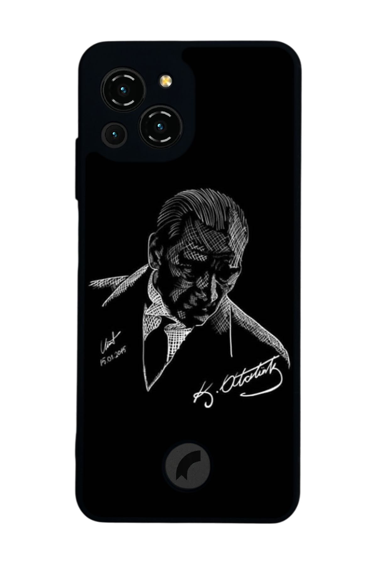 Reeder S23 Pro Max Uyumlu Mustafa Kemal Ataturk Tasarımlı Glossy Premium Kılıf