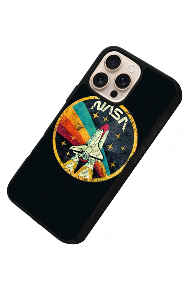 iPhone 16 Pro Uyumlu Nasa Tasarımlı Glossy Premium Kılıf