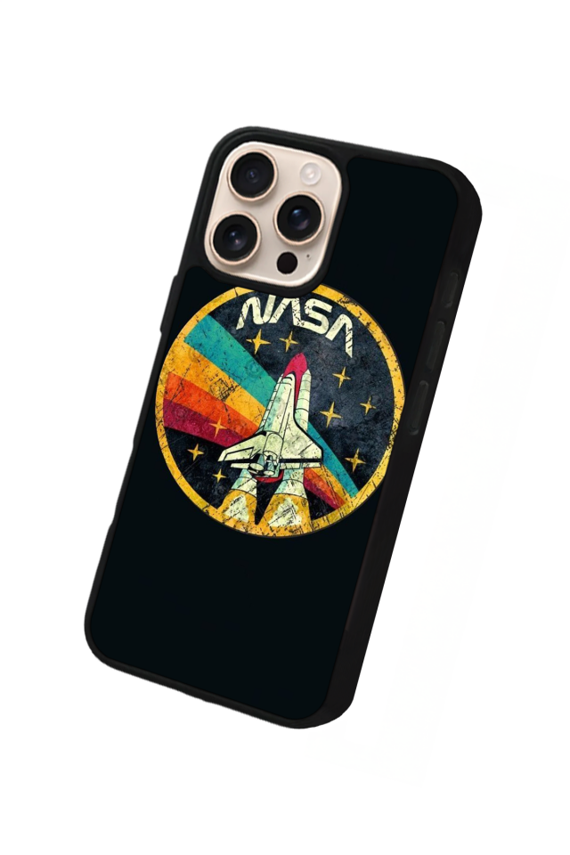 iPhone 16 Pro Uyumlu Nasa Tasarımlı Glossy Premium Kılıf