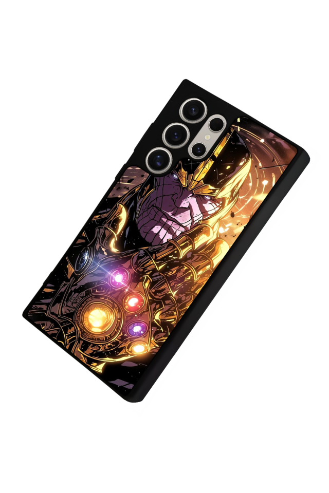 Samsung Galaxy S22 Ultra Uyumlu Thanos Tasarımlı Glossy Premium Kılıf