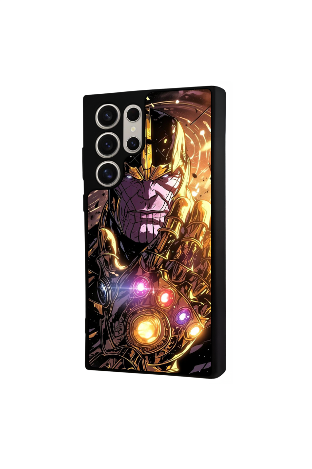 Samsung Galaxy S22 Ultra Uyumlu Thanos Tasarımlı Glossy Premium Kılıf