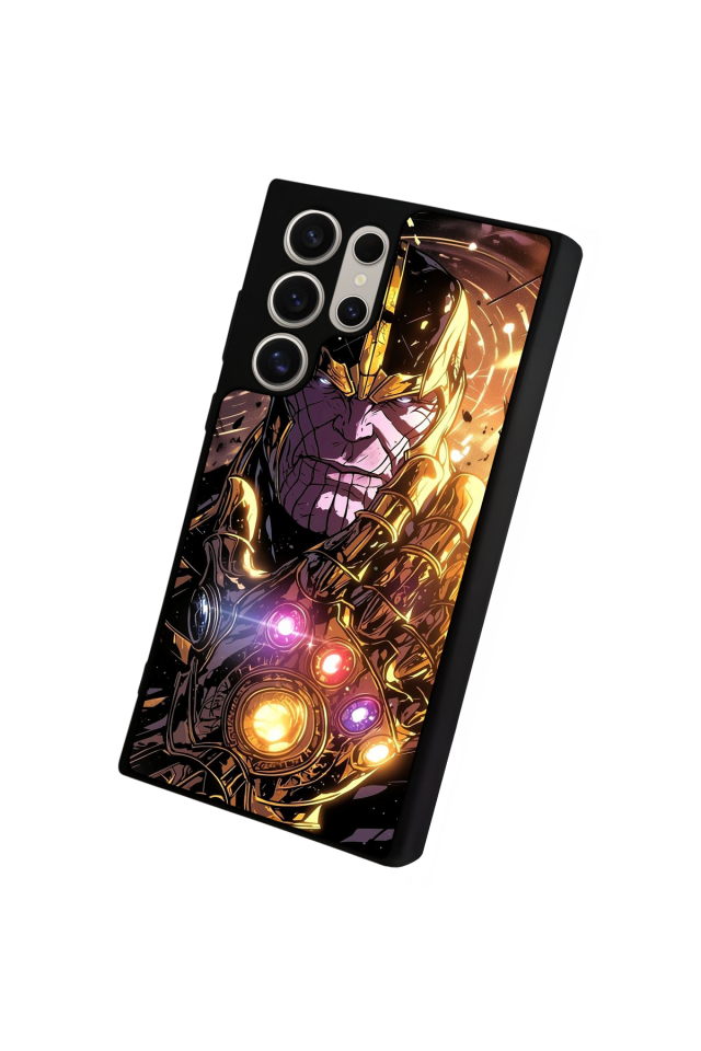 Samsung Galaxy S22 Ultra Uyumlu Thanos Tasarımlı Glossy Premium Kılıf