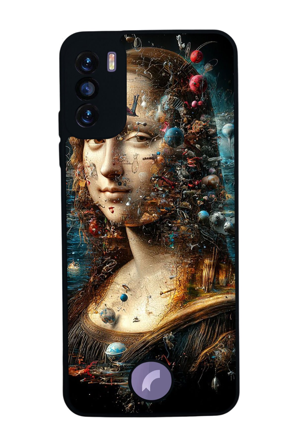 Reeder S19 Max Pro S Uyumlu Monalisa Tasarımlı Glossy Premium Kılıf