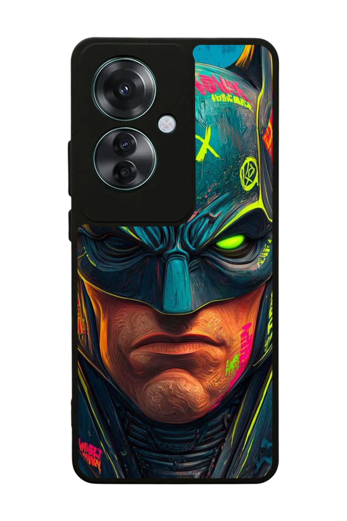 Oppo Reno 11F Uyumlu Batman Tasarımlı Glossy Premium Kılıf