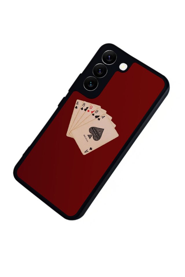 Samsung Galaxy S22 Uyumlu Kart Tasarımlı Glossy Premium Kılıf