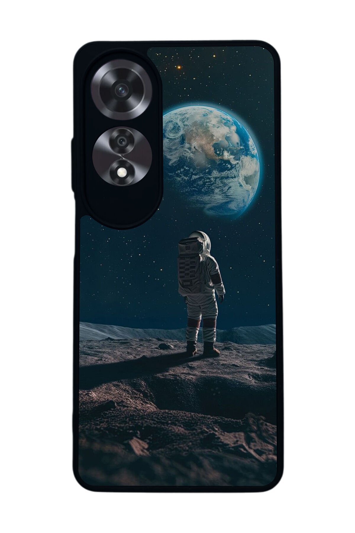 Oppo A60 Mat Siyah uyumlu Kılıf – Yumuşak Silikon, Koruyucu, Şok Emici Kapak