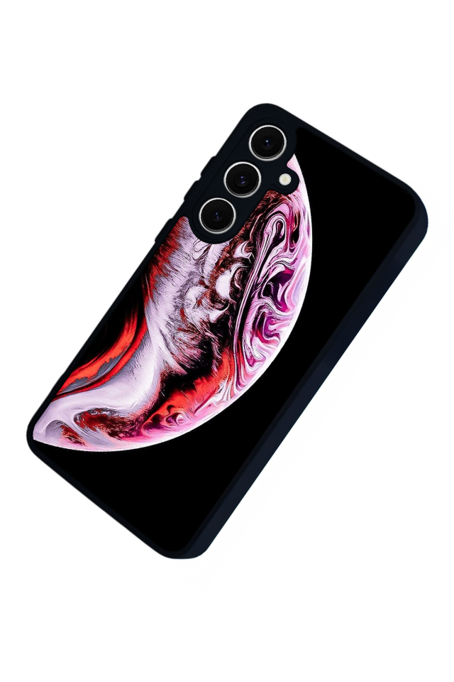 Samsung Galaxy S24 FE Uyumlu Ay Tasarımlı Glossy Premium Kılıf