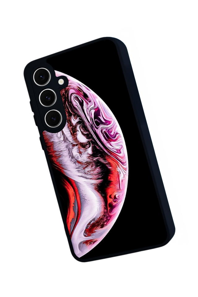 Samsung Galaxy S24 FE Uyumlu Ay Tasarımlı Glossy Premium Kılıf