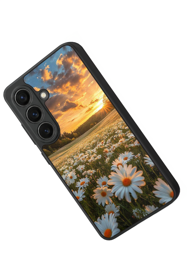 Samsung Galaxy S26 Uyumlu Cicek Tasarımlı Glossy Premium Kılıf