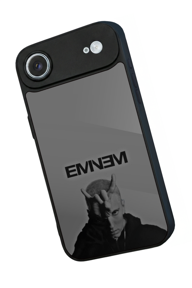 iPhone 17 Air Uyumlu Eminem Tasarımlı Glossy Premium Kılıf
