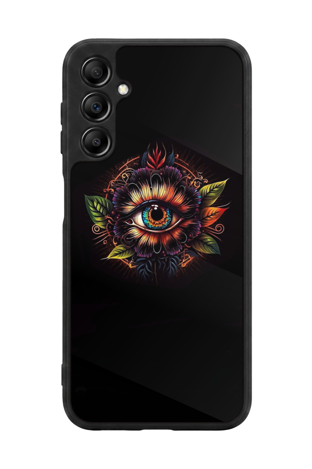Samsung Galaxy A14 Uyumlu Göz Tasarımlı Glossy Premium Kılıf