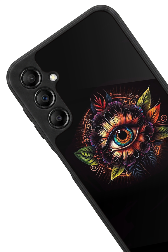 Samsung Galaxy A14 Uyumlu Göz Tasarımlı Glossy Premium Kılıf
