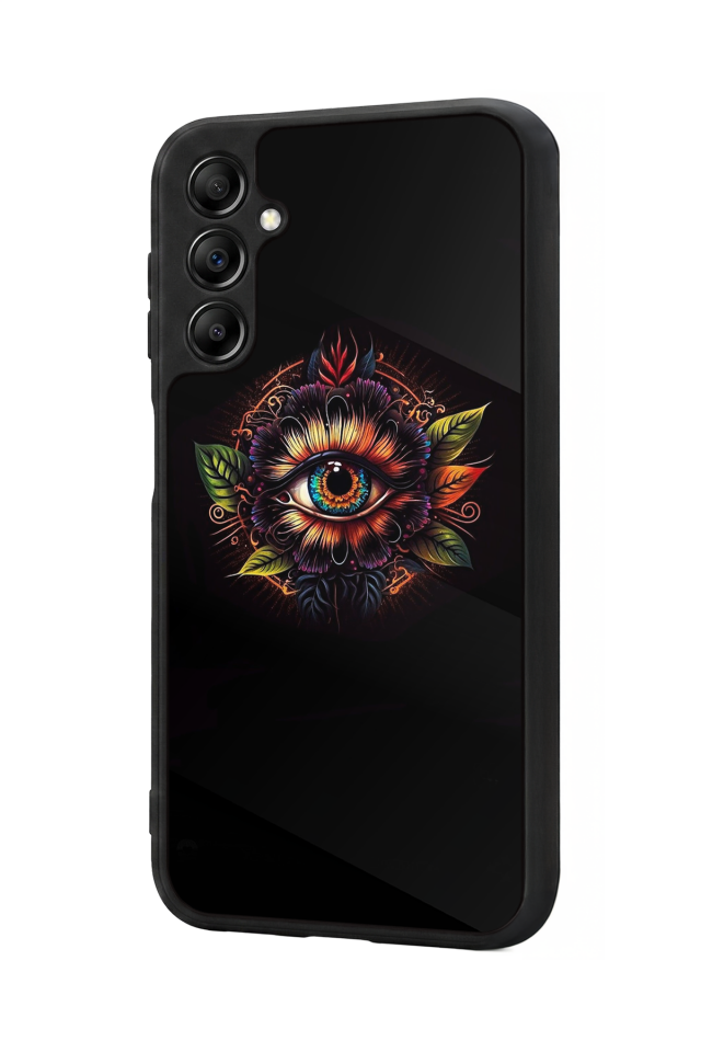 Samsung Galaxy A14 Uyumlu Göz Tasarımlı Glossy Premium Kılıf