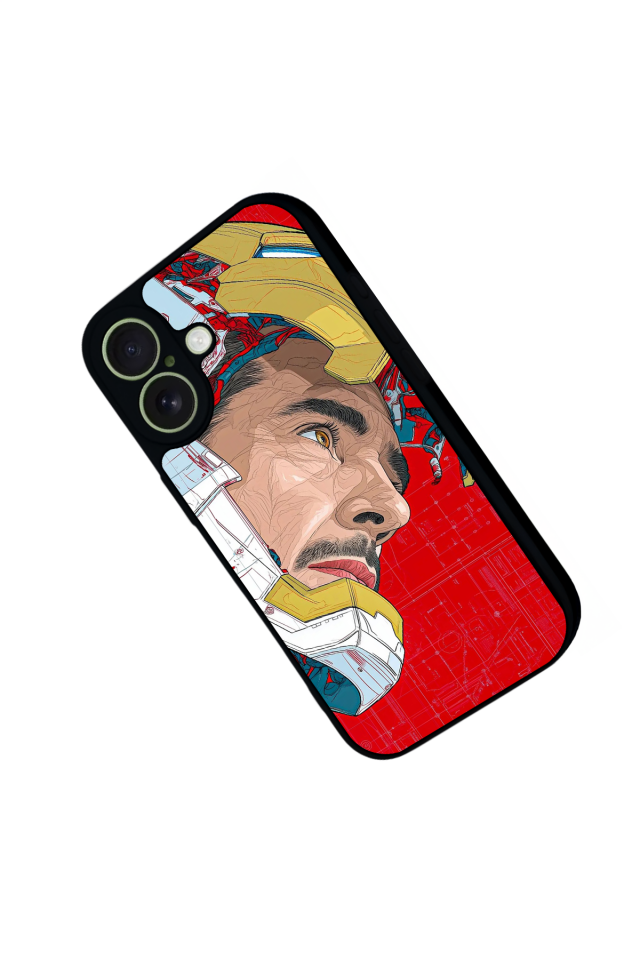 iPhone 17 Uyumlu Iron Man ( Demir Adam ) Tasarımlı Glossy Premium Kılıf