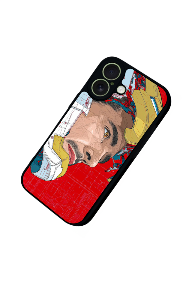 iPhone 17 Uyumlu Iron Man ( Demir Adam ) Tasarımlı Glossy Premium Kılıf