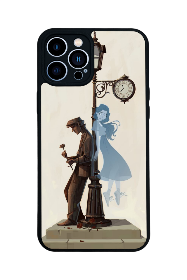 iPhone 12 Pro Max Uyumlu  Kalp Love Tasarımlı Glossy Premium Kılıf