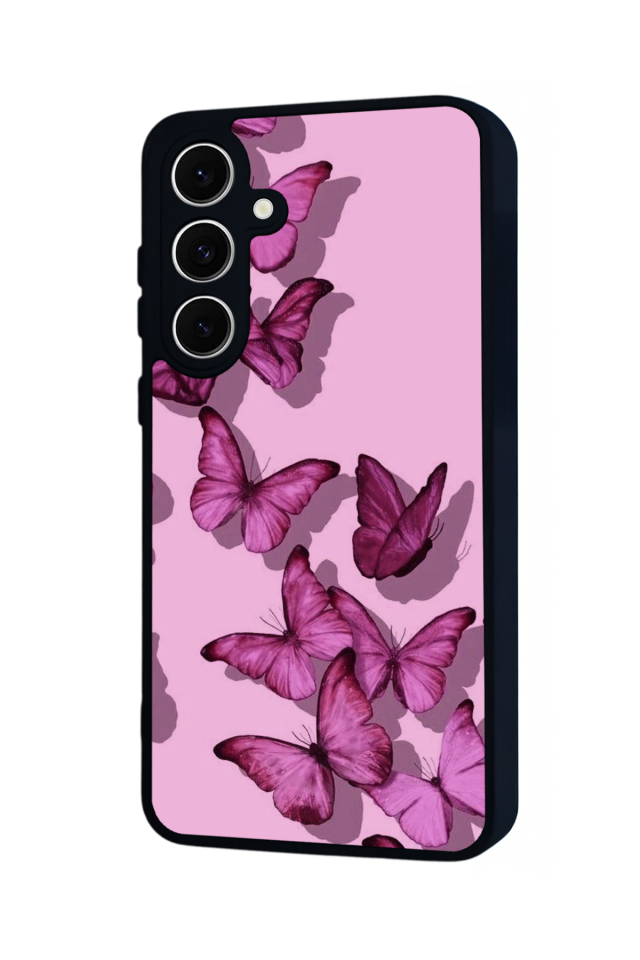 Samsung Galaxy A16 Uyumlu Kelebek Tasarımlı Glossy Premium Kılıf