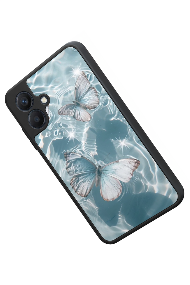 Samsung Galaxy A07 Uyumlu Kelebek Tasarımlı Glossy Premium Kılıf