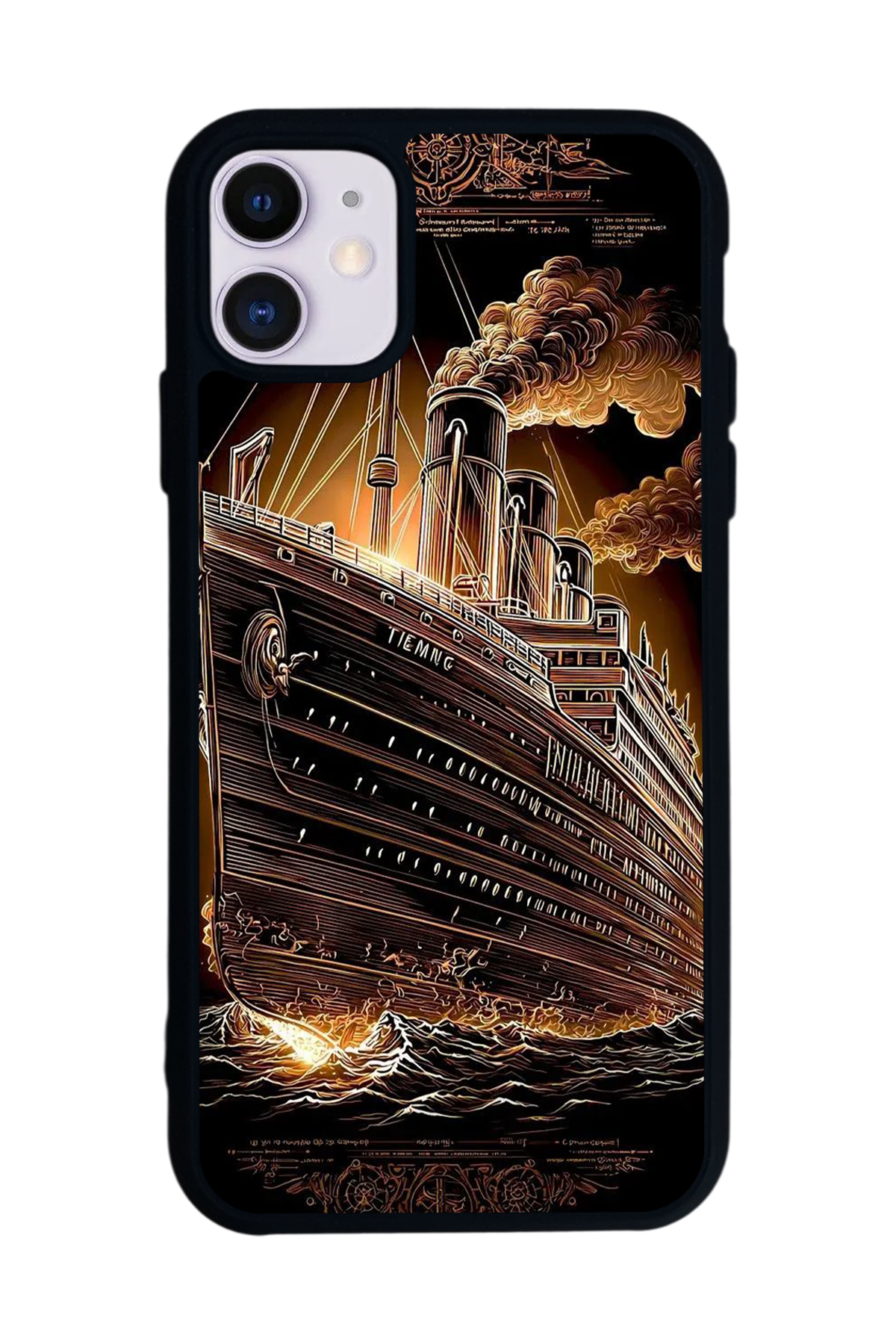 iPhone 11 Uyumlu Korsan Tasarımlı Glossy Premium Kılıf